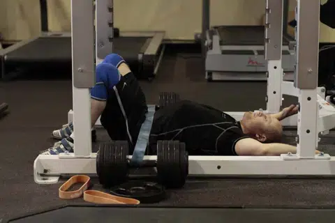 Correct form for Banded Glute Bridge