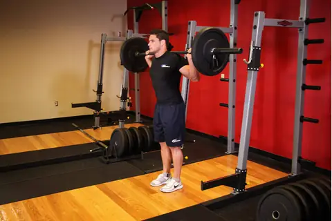 Correct form for Barbell Lunge