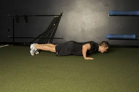 Correct form for Plyo Push-up