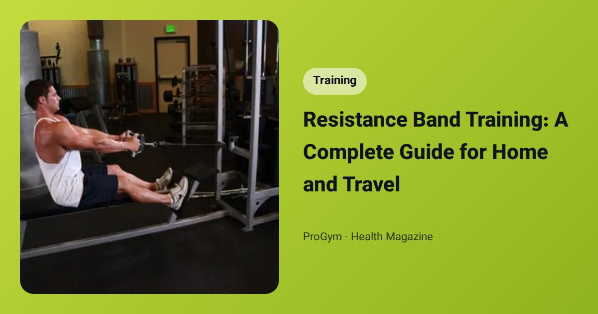 Resistance Band Training: A Complete Guide for Home and Travel